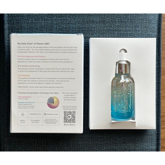 NIB SKIN INC My Daily Dose of Vitamins ABC Serum Balance Detox Texture Tone - Picture 9 of 12